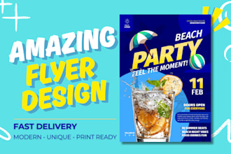 design a custom flyer to showcase your products or services