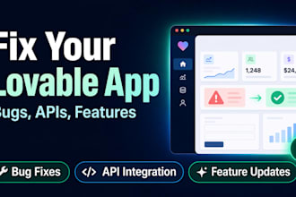 fix and improve your lovable web app
