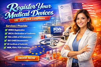 do mhra registration, ukca certificate, fda compliance and mdr documentation