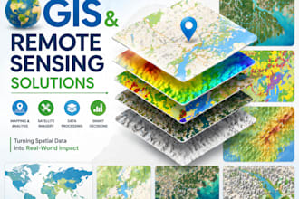 do gis mapping, remote sensing analysis and spatial data processing