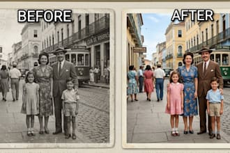 restore and colorize old photos professionally