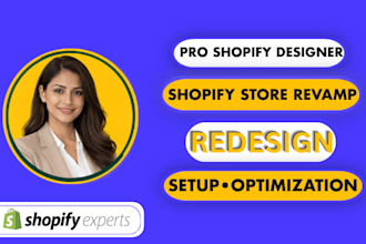 revamp shopify website setup shopify store and shopify redesign shopify designer