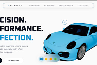 build a modern 3d website with threejs and gsap animations