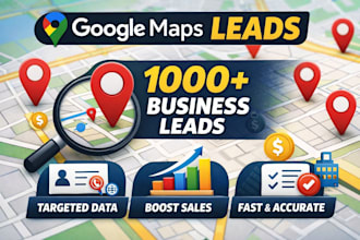 scrape google maps for targeted business leads