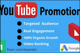 organic youtube video promotion, and USA music video promotion to boost views