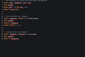 write and fix sql queries for your database
