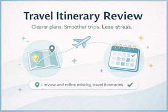 review your trip itinerary and make it smoother