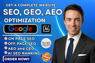 do technical SEO GEO aeo optimization for wordpress or wix website boost ranking
