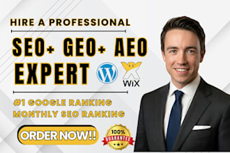 do technical SEO GEO aeo optimization for wordpress or wix website boost ranking