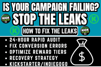 audit your falling fundraising crowdfunding campaign and fix conversion leaks