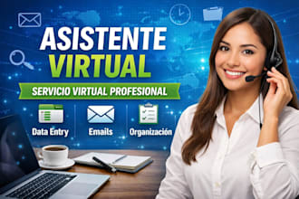 seré tu asistente virtual para tareas administrativas