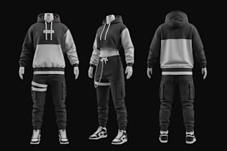 design rig texture 3d clothing for second life mesh gta vrchat  fivem sims peds