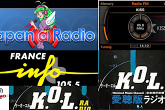 officially play your song and ads on france, italy, japan radio live