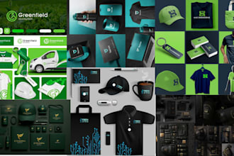 design superb company logo design with brand identity