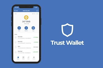 develop crypto wallet app, blockchain app, trust wallet app, crypto exchange web