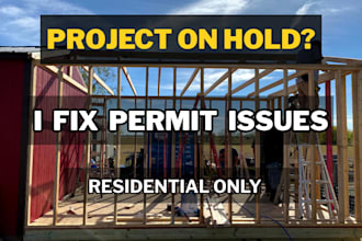 handle residential permit paperwork and fix rejected permits
