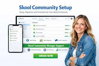 skool community setup online course skool community manager skool credit repair
