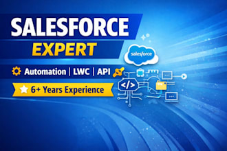 do salesforce development, automation, flow, lwc and API integration