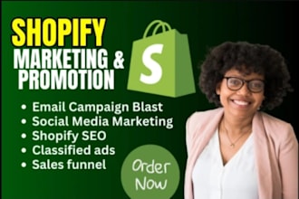 shopify marketing, boost shopify sales,shopify promotion,shopify website traffic
