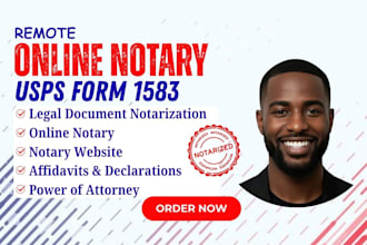 provide fast online notary services same day, remote online notary