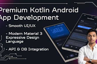 build a premium android app UI using kotlin and jetpack compose