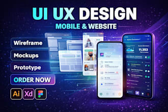 design mobile app website ui ux design app design adalo bubble ai mobile app