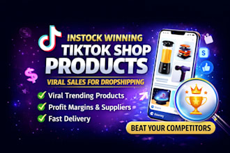 find winning tiktok shop products for viral sales
