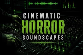 produce cinematic dark ambient audio textures, soundscapes for films and games