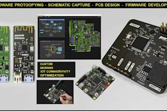 make hardware prototyping, schematic, pcb design, esp32, esp8266, stm32, arduino