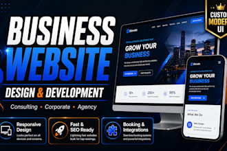 build consulting website, corporate website or business websites