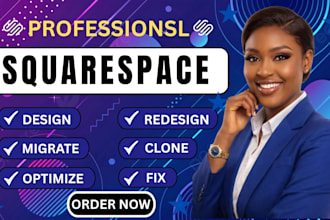 create squarespace website design, redesign squarespace website, squarespace