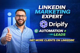 do linkedin lead generation with dripify automation  outreach