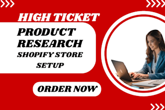 do high ticket winning product research shopify high ticket dropshipping store