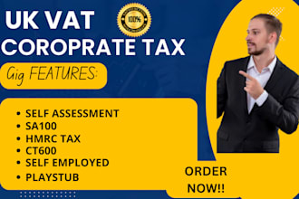 uk tax filing sa100, ct600 corporation tax hmrc filing specialist