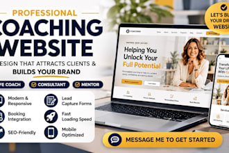 create a high converting coaching and life coach wordpress website