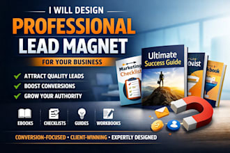 design professional lead magnet for business
