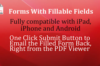 design a fillable PDF Form from a file, document, image or a website