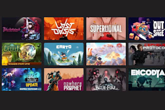 design steam capsule game cover art steam header capsule game poster game logo