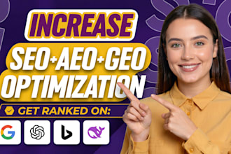 rank your website on google and ai search with local SEO, aeo and GEO