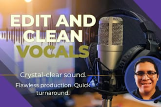 edit and clean your vocals for music, podcasts or content