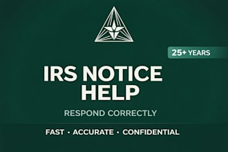 review and respond to irs notices and letters accurately and fast