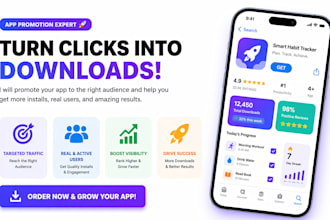 do mobile app promotion, game promotion app or game marketing app users installs
