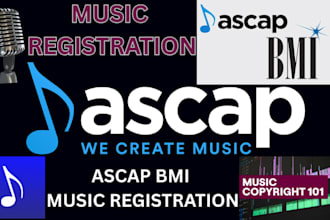 register your music with ascap or bmi professionally