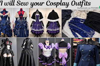 sew custom cosplay costume for any character or event