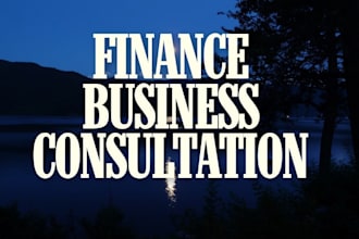 provide finance consultation marketing, business proposal assistance