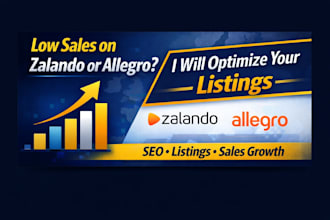 help you grow on zalando and allegro with SEO listings and research