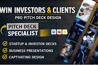 design an investor pitch deck and startup pitch deck that help you raise funding