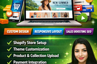 design redesign and develop a high converting shopify store
