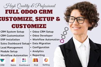 develop install odoo website design odoo crm odoo developer for odoo erp
