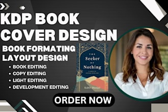 design kpd book cover and format ebook for amazon kindle publishing
